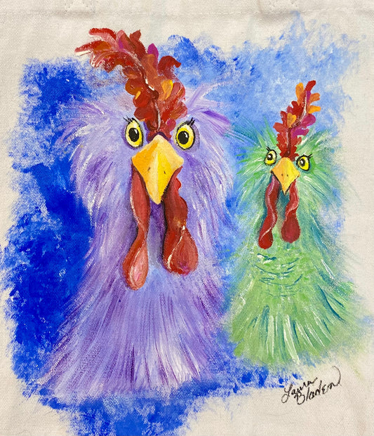 04/27/24 Paint a Funky Chicken Class  2-4pm